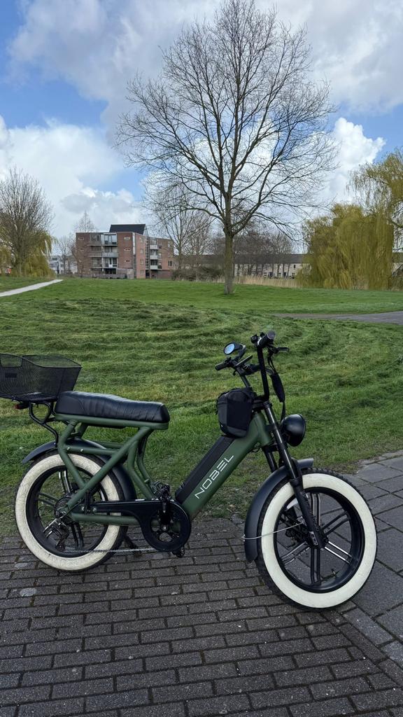 E-fatbike GTS NOBEL mat groen, perfecte staat, Fietsen en Brommers, Elektrische fietsen, 59 cm of meer, Ophalen of Verzenden, Zo goed als nieuw