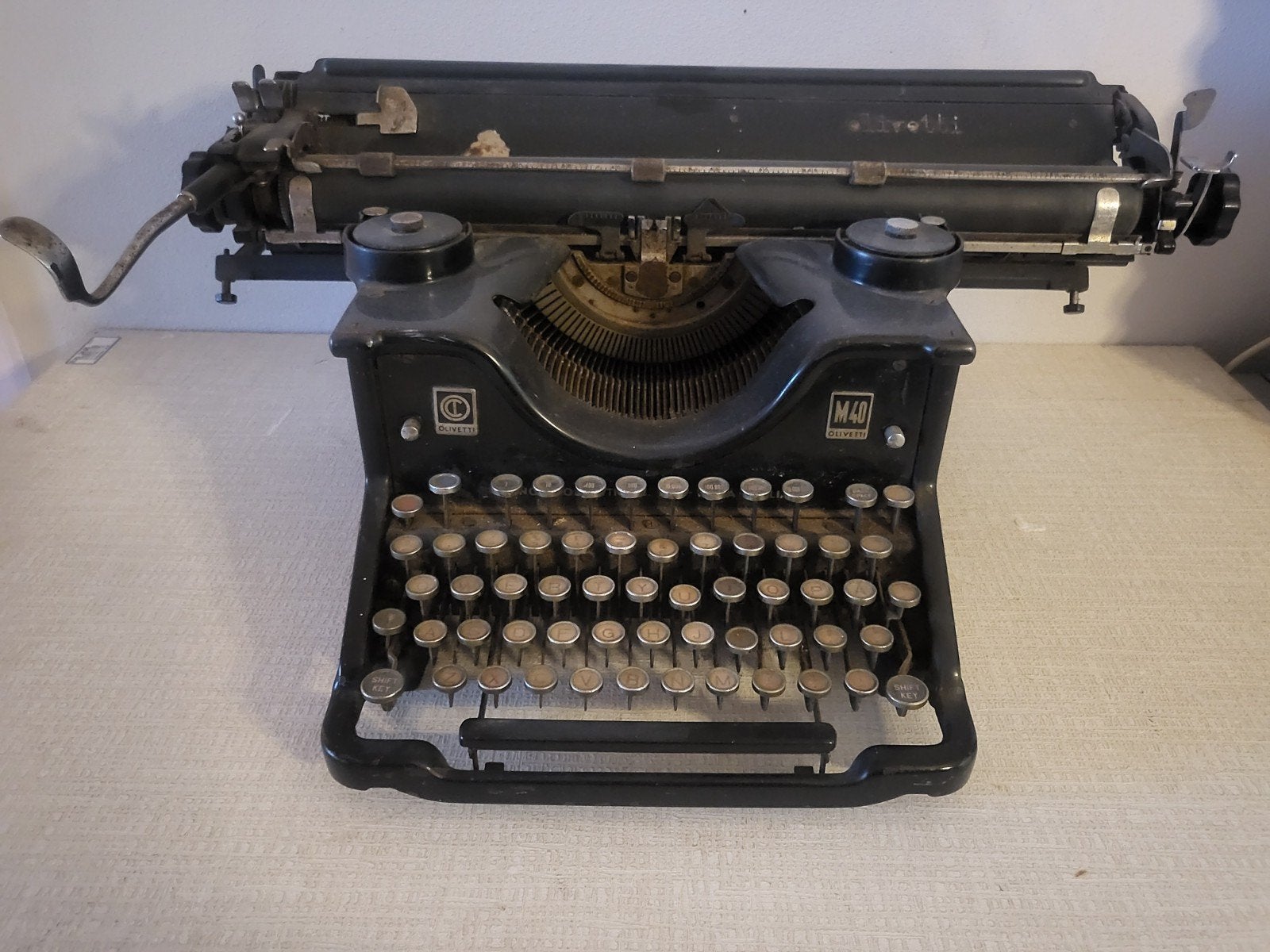 oude metalen typemachine, Diversen, Typemachines, Ophalen