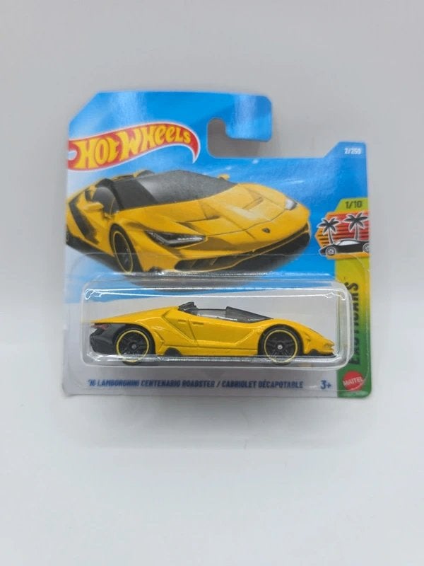 Hot Wheels Lamborghini Centenario Roadster – Geel, Hot Wheels, Nieuw, Ophalen of Verzenden, Hot Wheels
