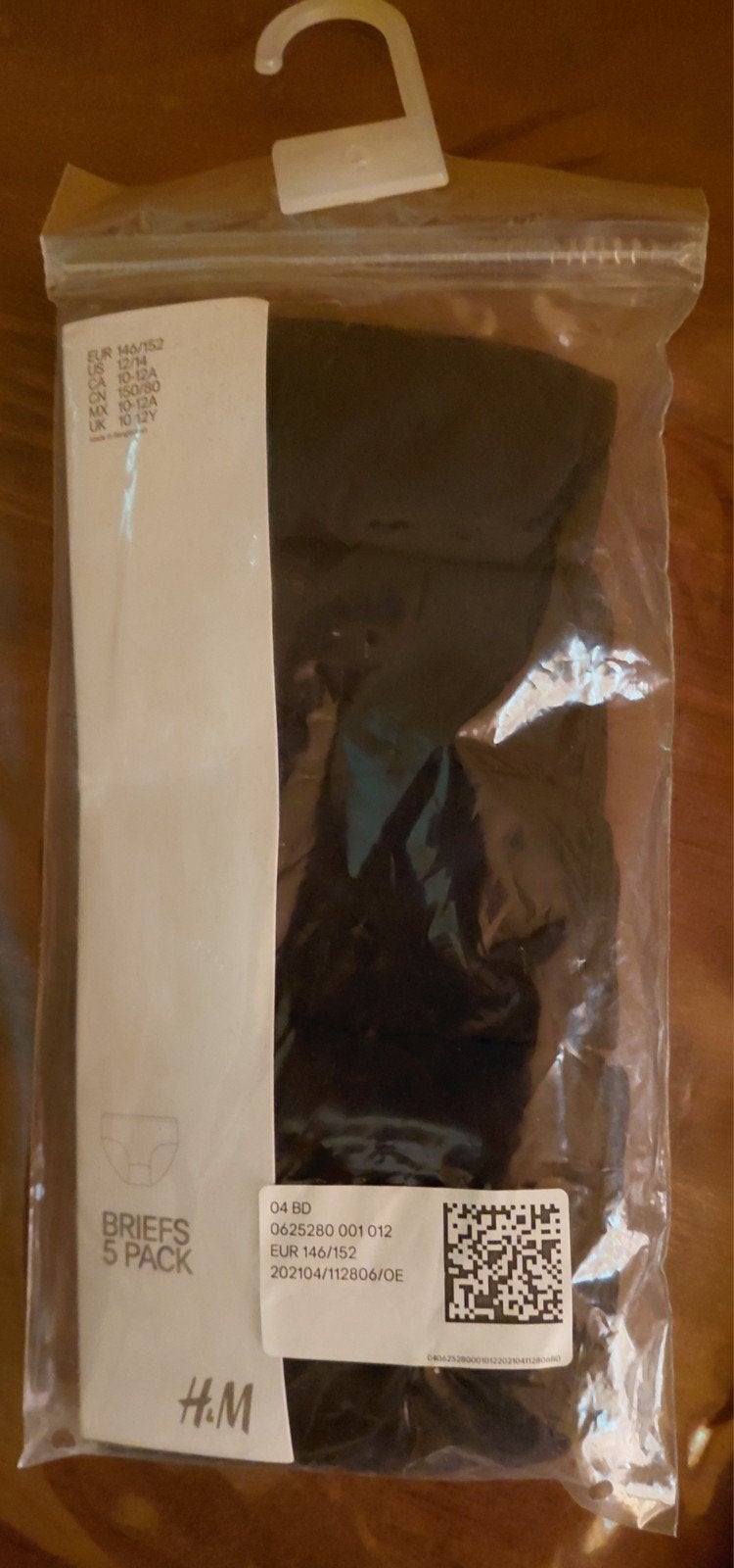 5 nieuwe katoenen H&M slips, Verzenden, Nieuw, Meisje, Nacht- of Onderkleding