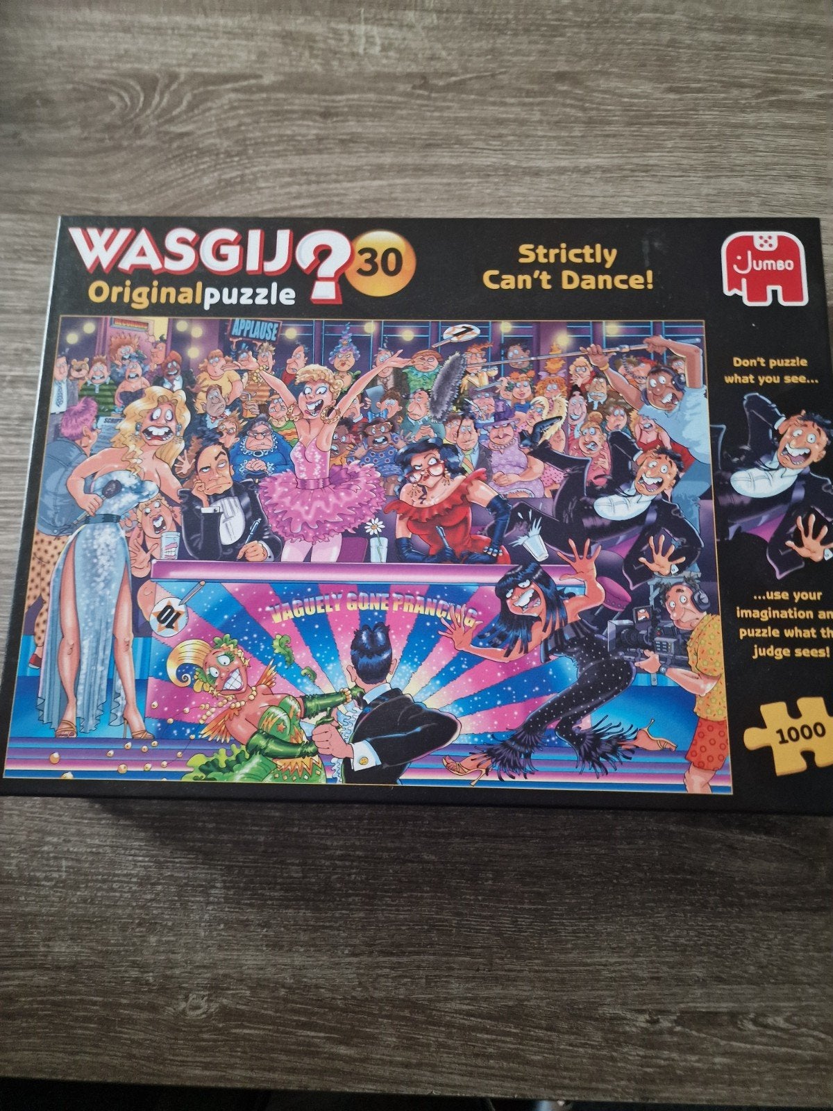 Wasgij Original 30: Strictly Can't Dance! 1000 stukjes, Ophalen of Verzenden, 500 t/m 1500 stukjes, Zo goed als nieuw, Legpuzzel