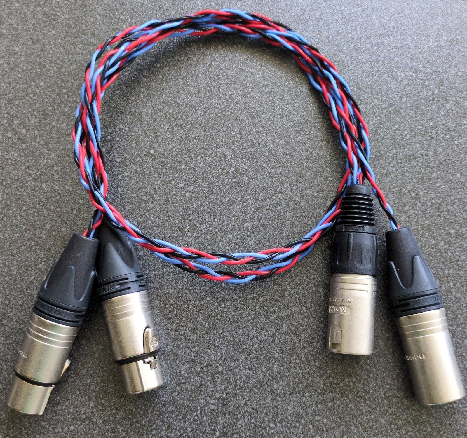 Kimber PBJ interlinks XLR 65cm, Ophalen of Verzenden, Zo goed als nieuw, Minder dan 2 meter, Interlink-kabel