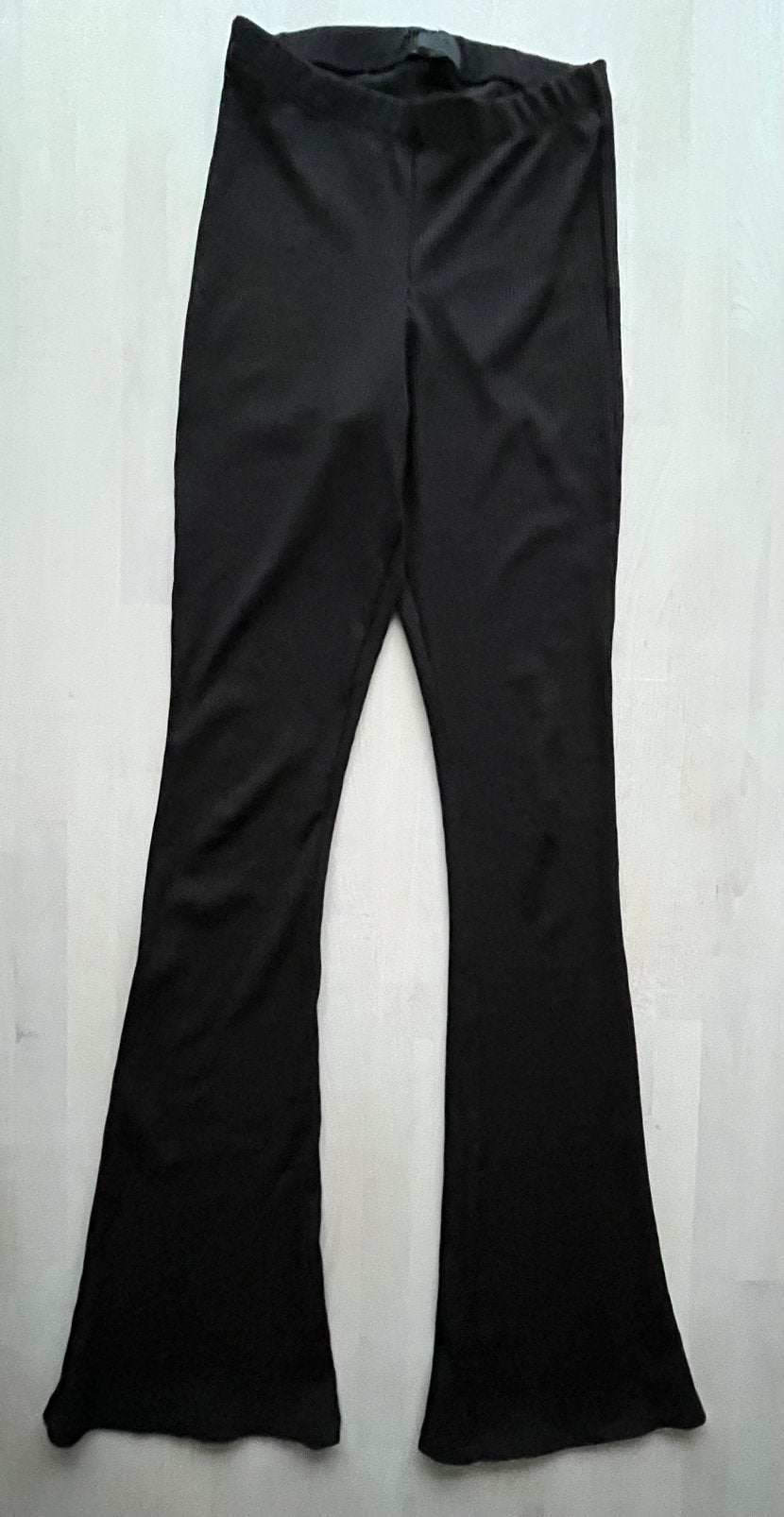 Seven Sisters zwarte broek uitlopende pijpen maat XXS, Zwart, Ophalen of Verzenden, Zo goed als nieuw, Maat 34 (XS) of kleiner