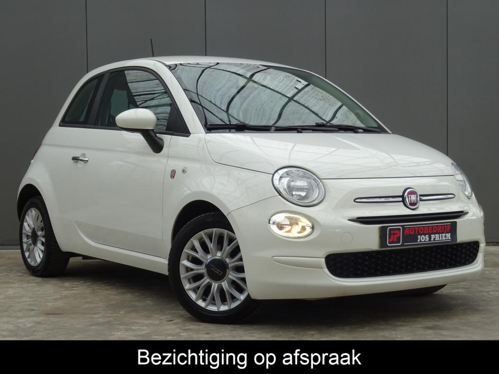 Fiat 500 0.9 TwinAir Turbo Popstar * PDC * 4 SEIZOENSBANDEN, Stof, Gebruikt, Wit, Origineel Nederlands