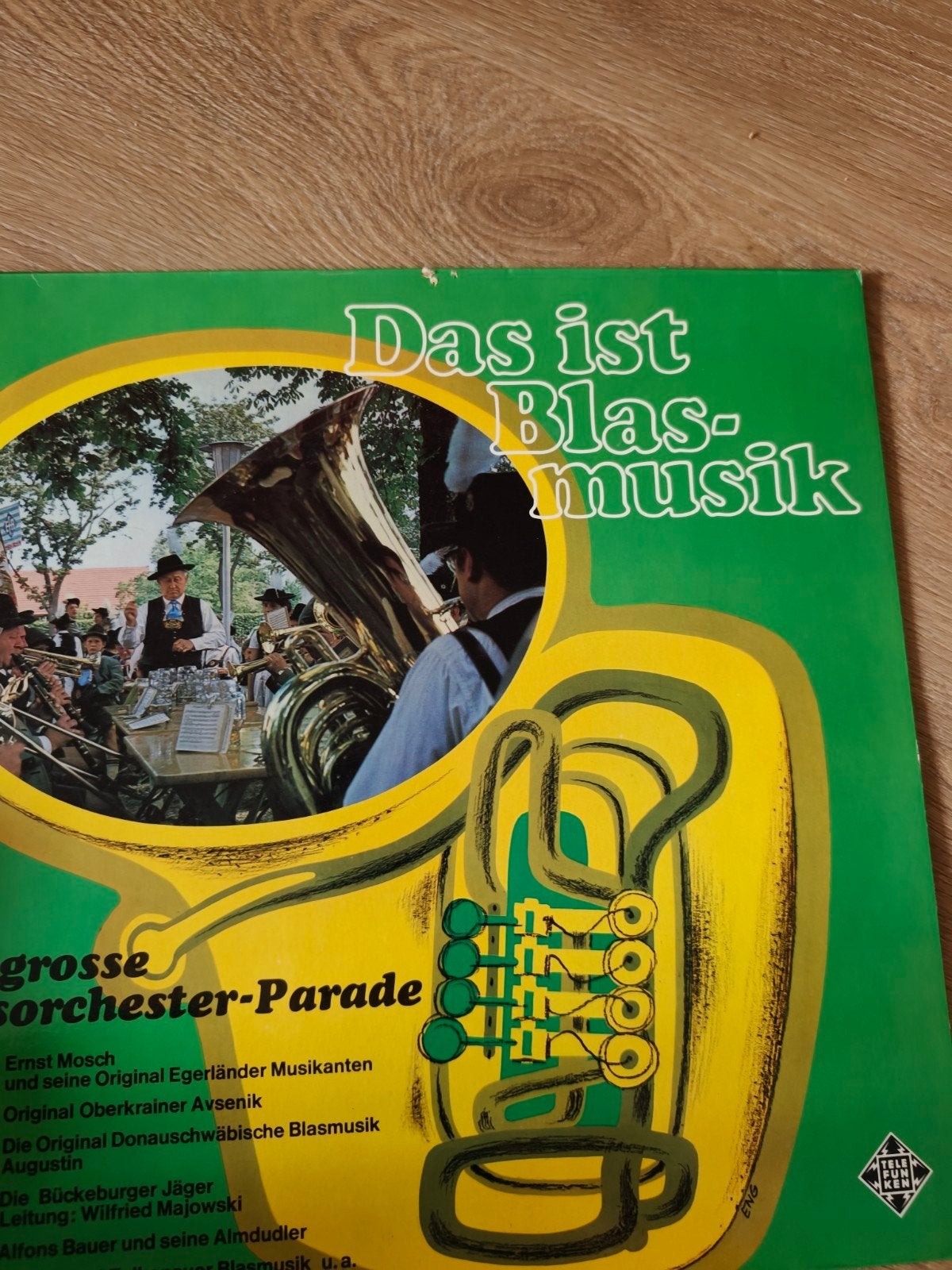 Das ist Blasmusik - Telefunken LP, Cd's en Dvd's, LP, Gebruikt, Ophalen of Verzenden, 12 inch