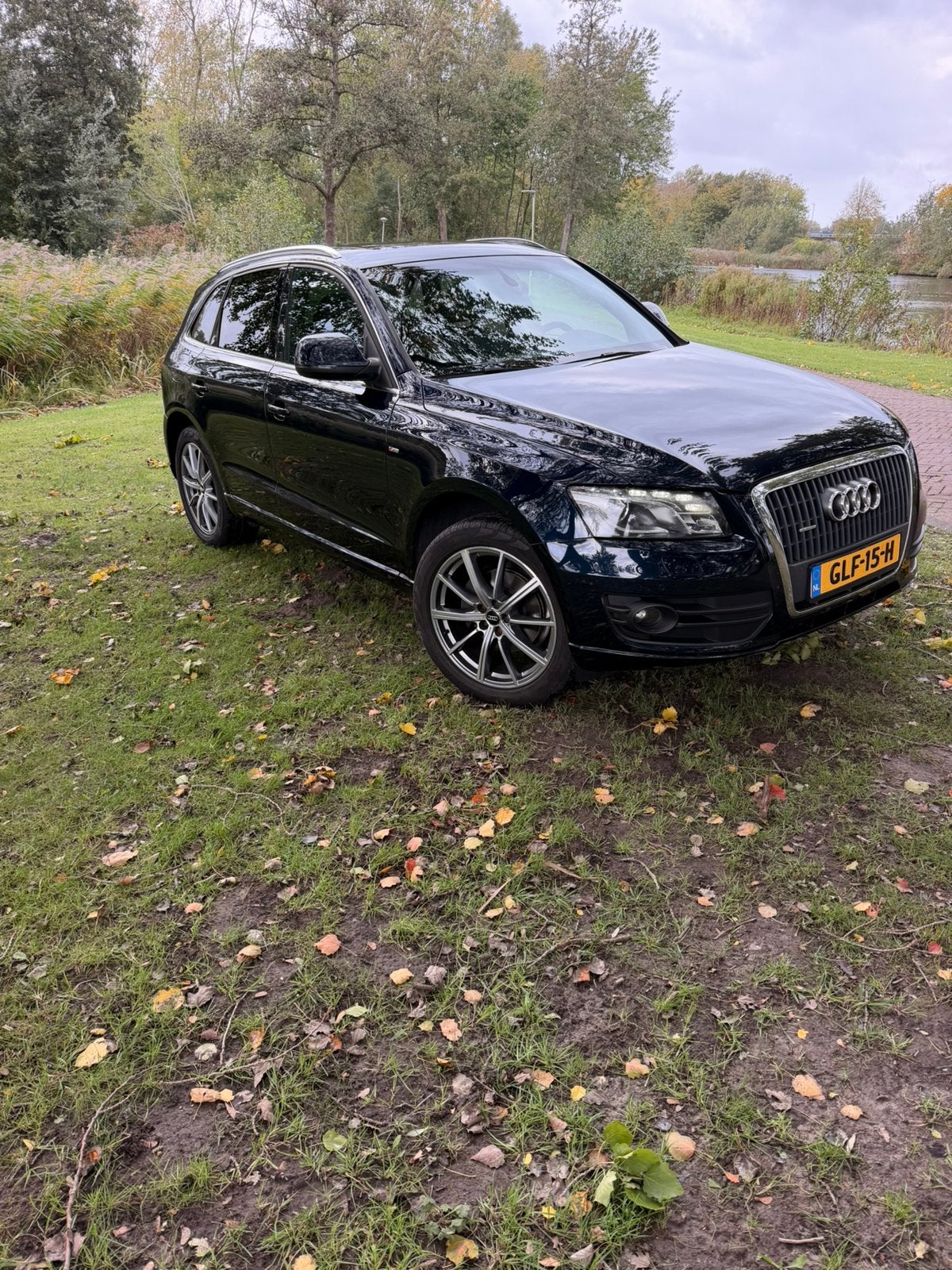 ✅Audi Q5 2.0 Tfsi Quattro S-tronic 2009 ‼️RUIL/RUILEN BUS, Automaat, Euro 5, Zwart, Blauw