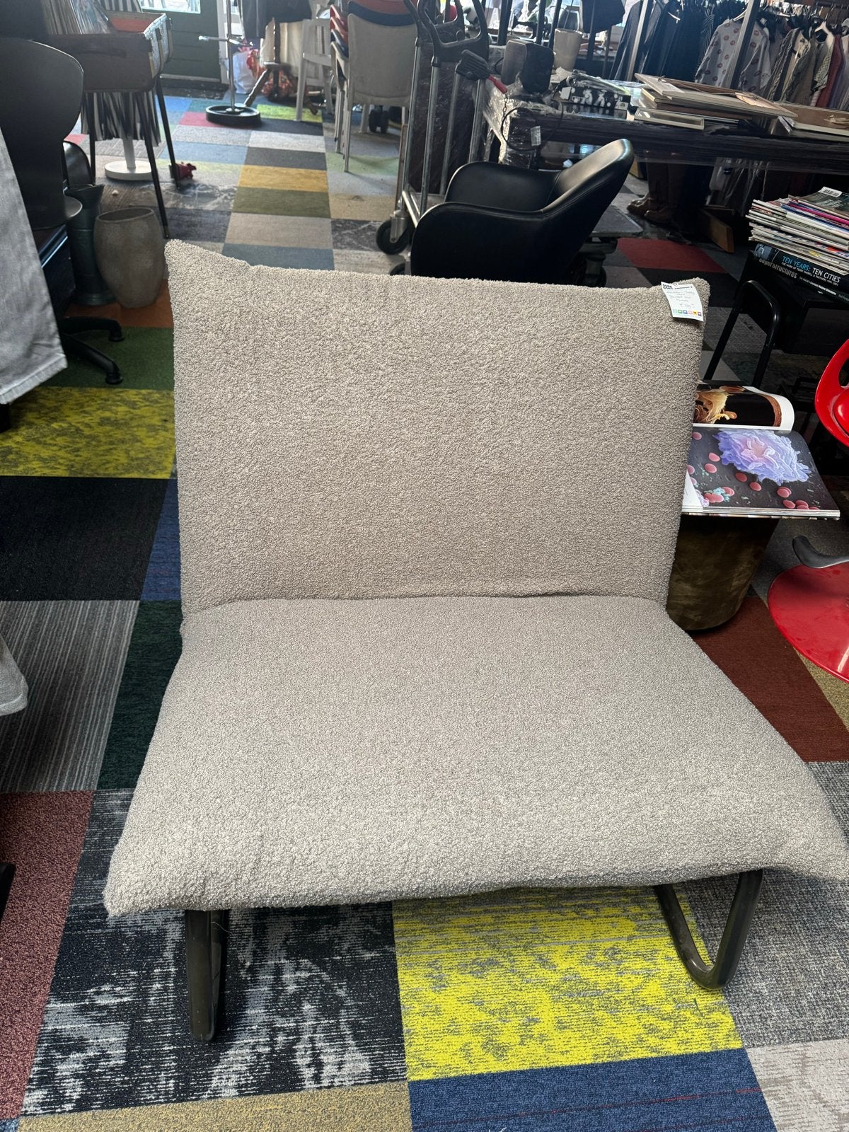 Comfortabele beige lounge stoel - Zo goed als nieuw, Huis en Inrichting, Stoelen, Ophalen, Overige kleuren, Zo goed als nieuw