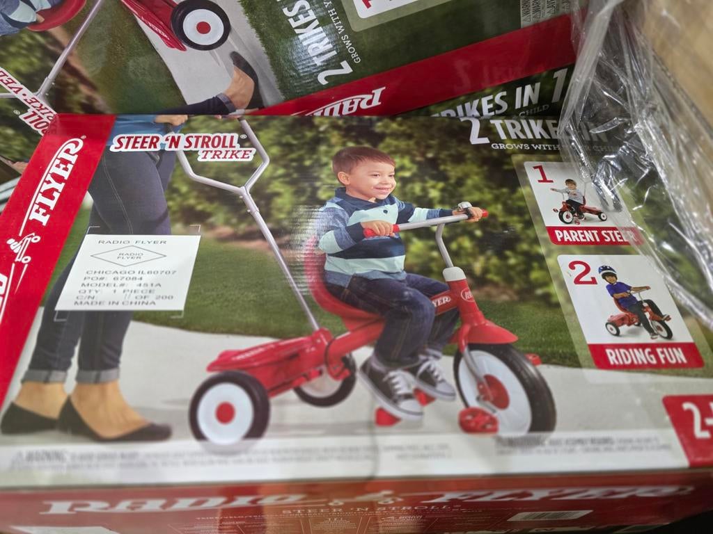 Radio Flyer 2-in-1 driewieler, Kinderen en Baby's, Speelgoed | Buiten | Voertuigen en Loopfietsen, Ophalen of Verzenden