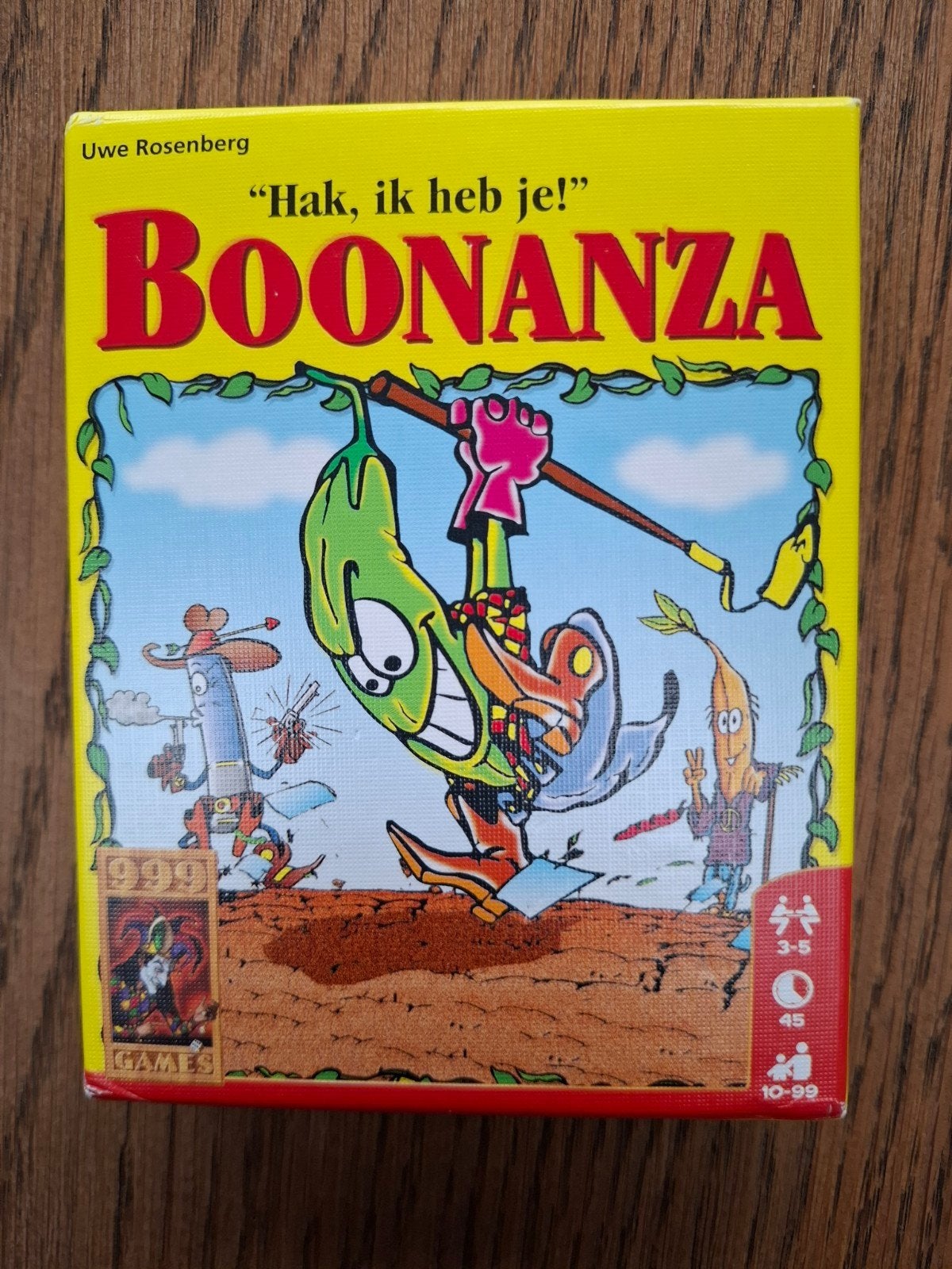 spel Boonanza 999games 3-5sp 10+, Vijf spelers of meer, Ophalen of Verzenden, Zo goed als nieuw, 999 games