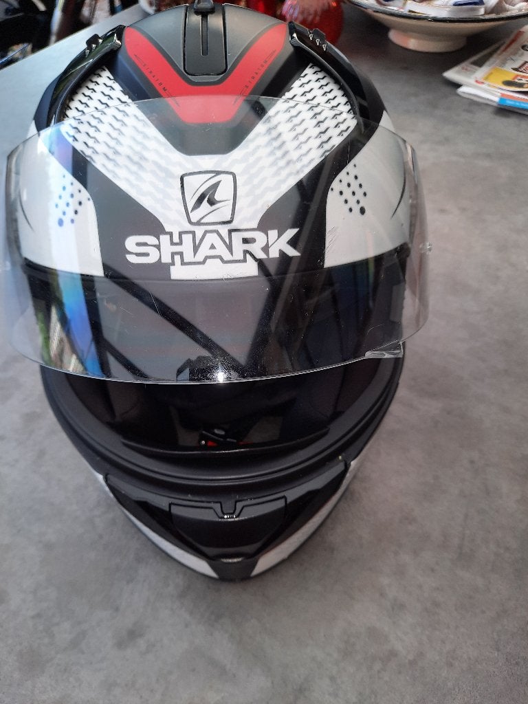Motorhelm-Shark, Motoren, Heren, Shark, Ophalen of Verzenden, Integraalhelm