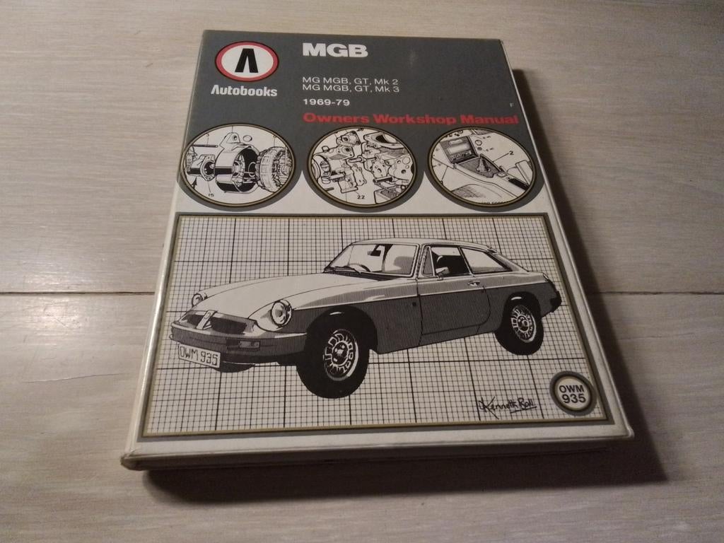 MGB GT WERKPLAATS BOEK 1969 / 1979, Ophalen of Verzenden
