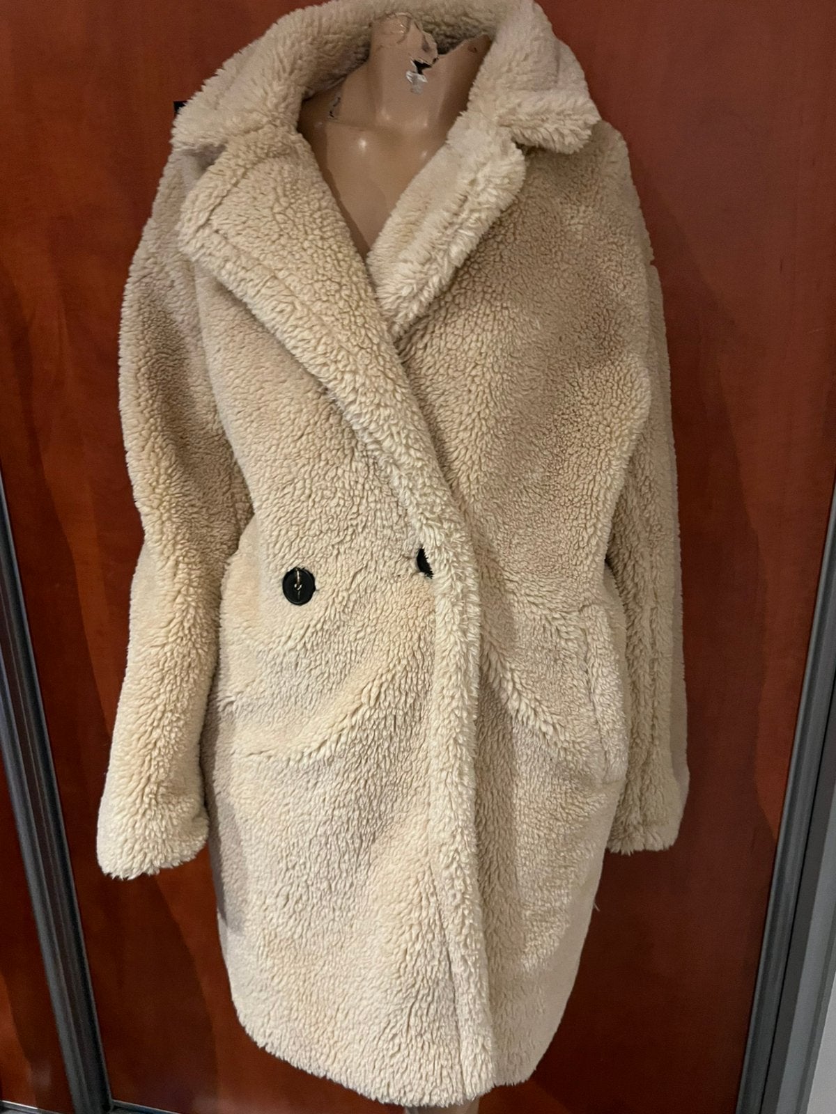 LOAVIES teddyjas maat L ZGAN, Beige, G, Ophalen of Verzenden, V