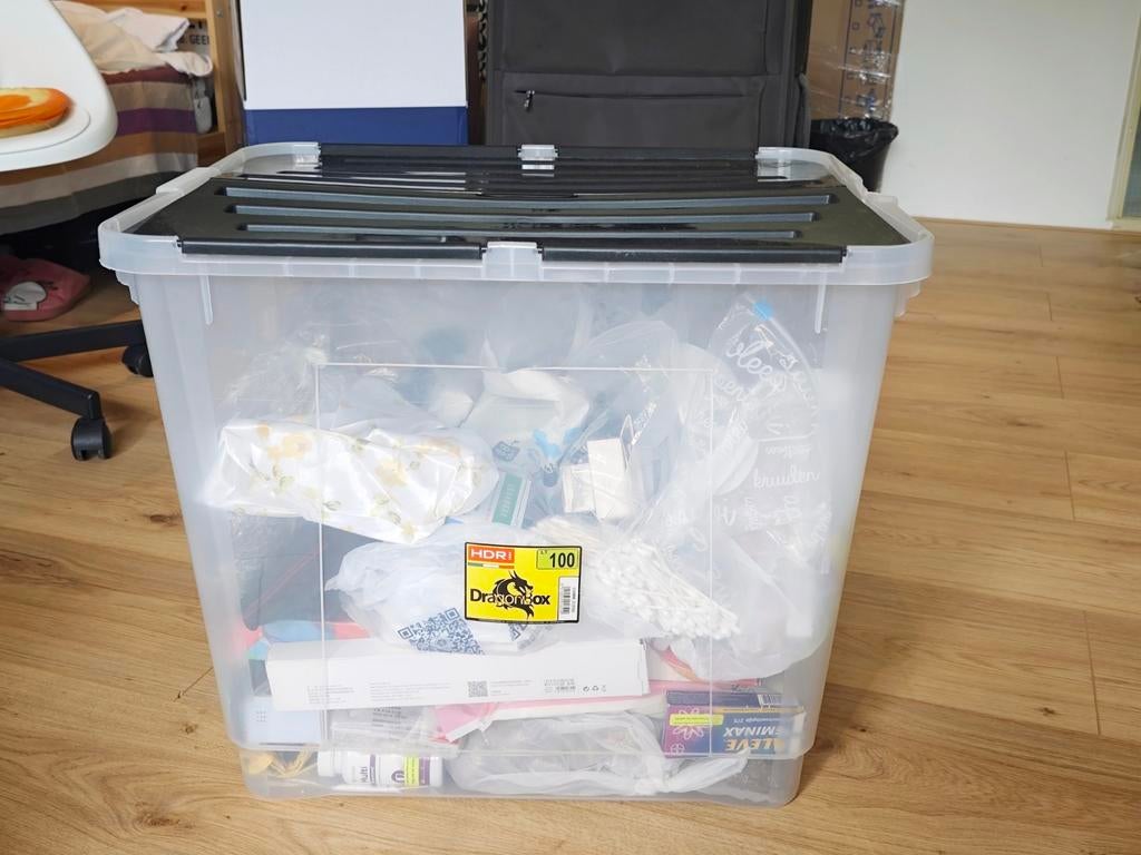 large container- Grote opbergbox met deksel, Ophalen, Gebruikt, 40 tot 60 cm, 50 tot 75 cm