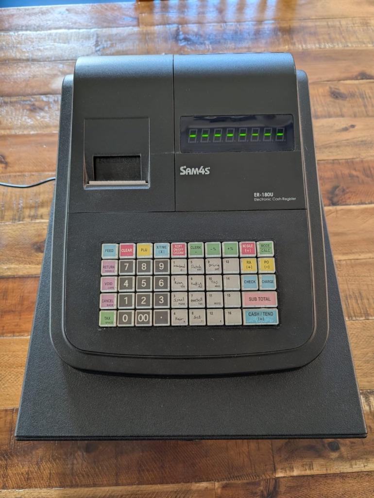 Sam4s ER-180U, Ophalen, Zo goed als nieuw