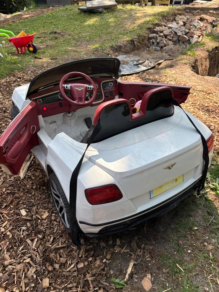 kinderauto elektrisch - Wit kapot, Auto-onderdelen, Ophalen, Gebruikt, Voor, Bentley