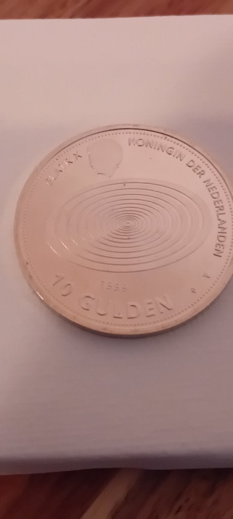 Zilveren 10 Gulden Munt Beatrix 1999/2000, Koningin Beatrix, Zilver, Ophalen of Verzenden, Losse munt