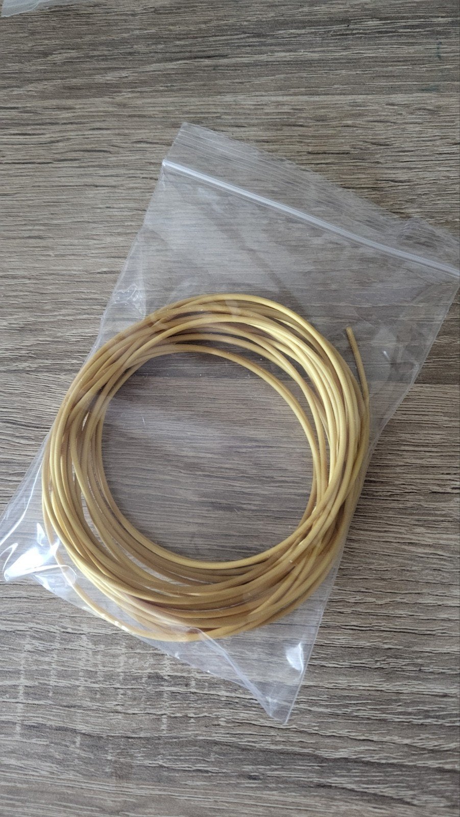 filament PLA 1.75mm goud 5.5meter, Ophalen of Verzenden
