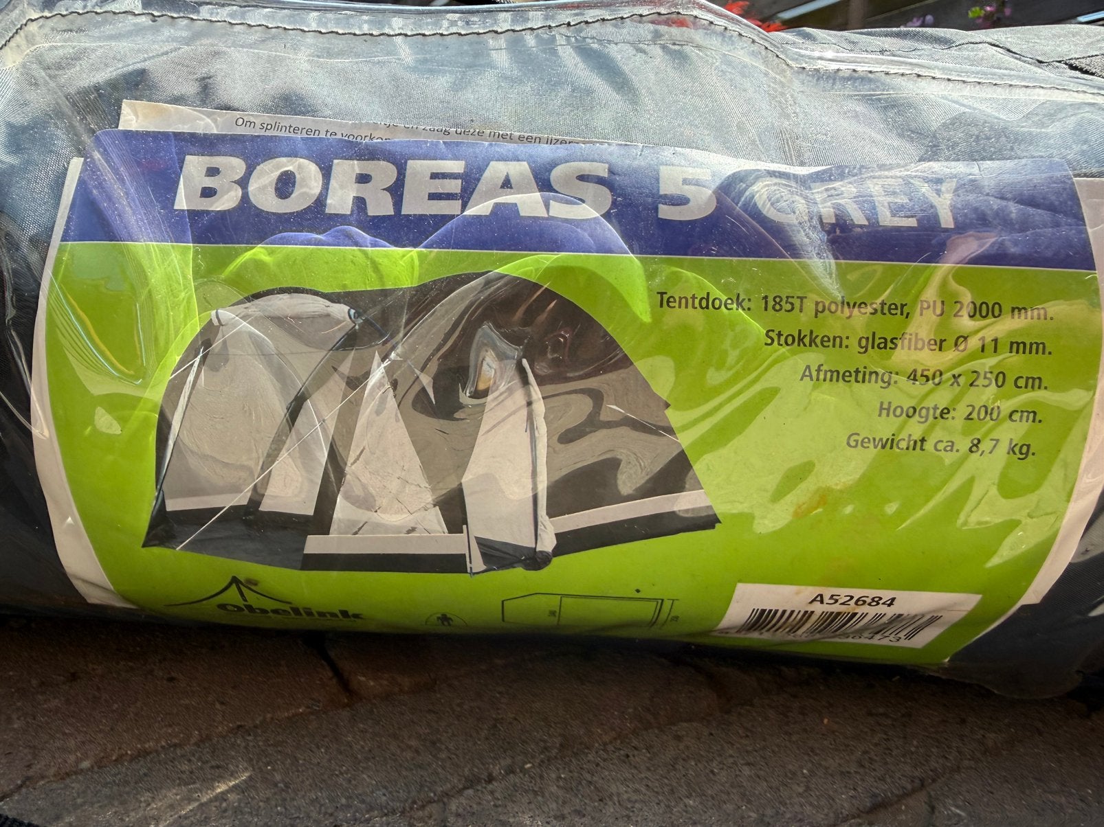 Tent 450 x 250 cm, Caravans en Kamperen, Tenten, Ophalen of Verzenden, Zo goed als nieuw, Tot en met 3