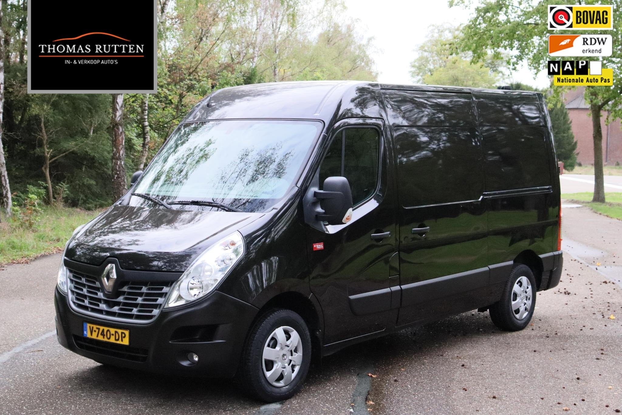 Renault Master T35 2.3 dCi L2H2 2017 | NAP | Cruise Controle, Auto's, 2095 kg, Stof, Gebruikt, Euro 6