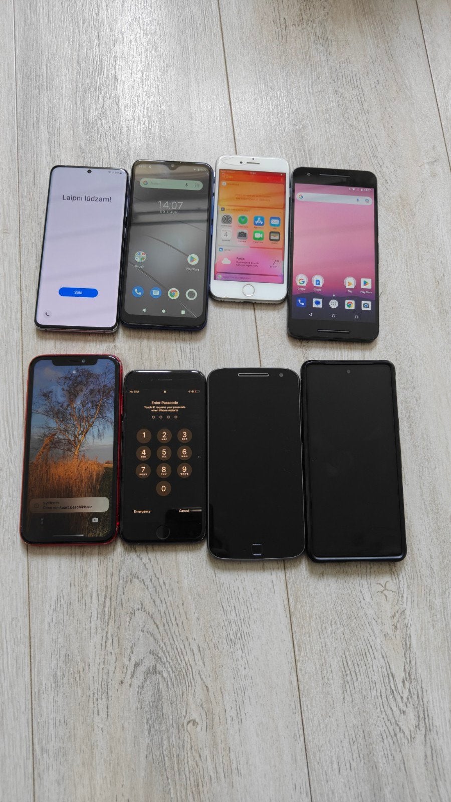 Partij 10 diverse telefoons, Ophalen of Verzenden, 6 megapixel of meer, Overige modellen