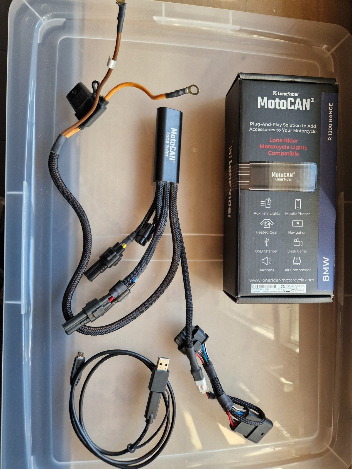 Lone Rider MotoCAN voor BMW R1300 - Accessoire Controller, Ophalen of Verzenden, Gebruikt