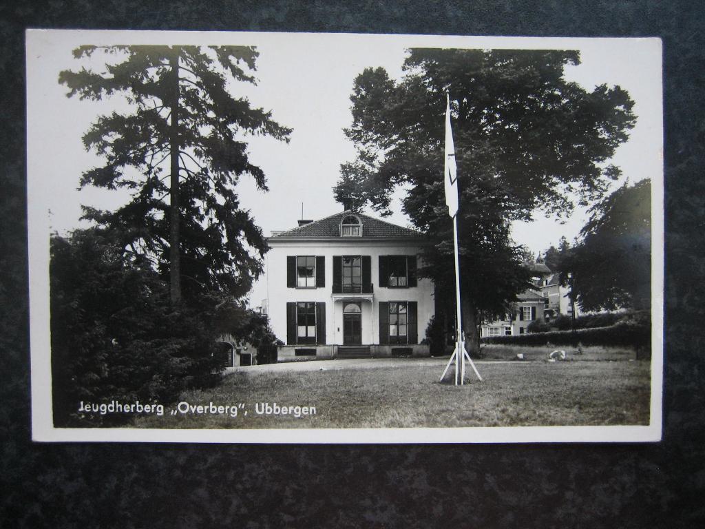 UBBERGEN Jeugdherberg Overberg A  vooraanzicht, Ophalen of Verzenden, 1940 tot 1960, Gelderland