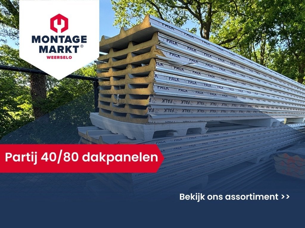 Partij Dakpanelen TR3 40 | FALK | Spotgoedkoop | Geschroefd, Doe-het-zelf en Verbouw, Platen en Panelen, Ophalen, Zo goed als nieuw