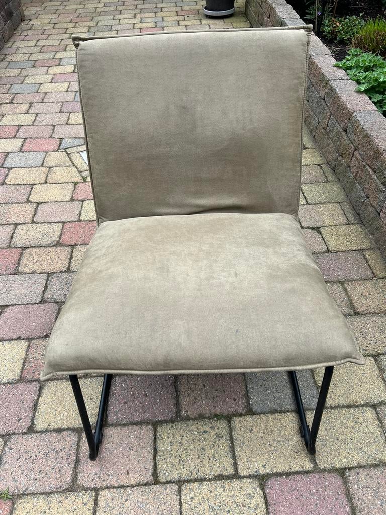 Fauteuil Cooper, moderne lounge stoel groen, Ophalen, Gebruikt, Minder dan 75 cm, Stof