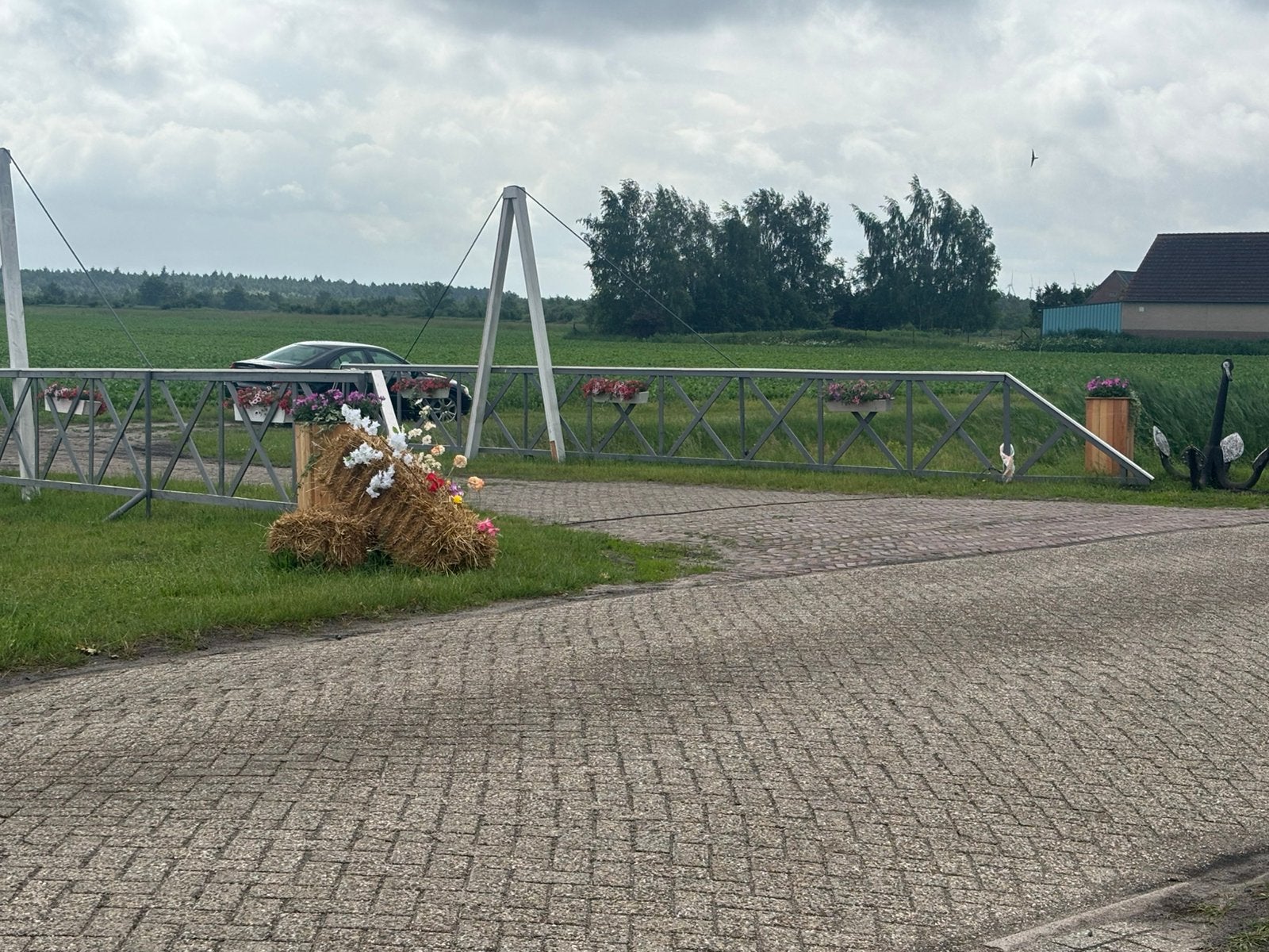 Straatversiering 5 oude bruggen, Ophalen, Gebruikt
