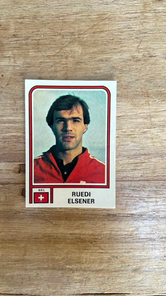 Panini Argentina 78 plaatje Ruedi Elsener WK 78, Verzenden, Zo goed als nieuw, Sticker
