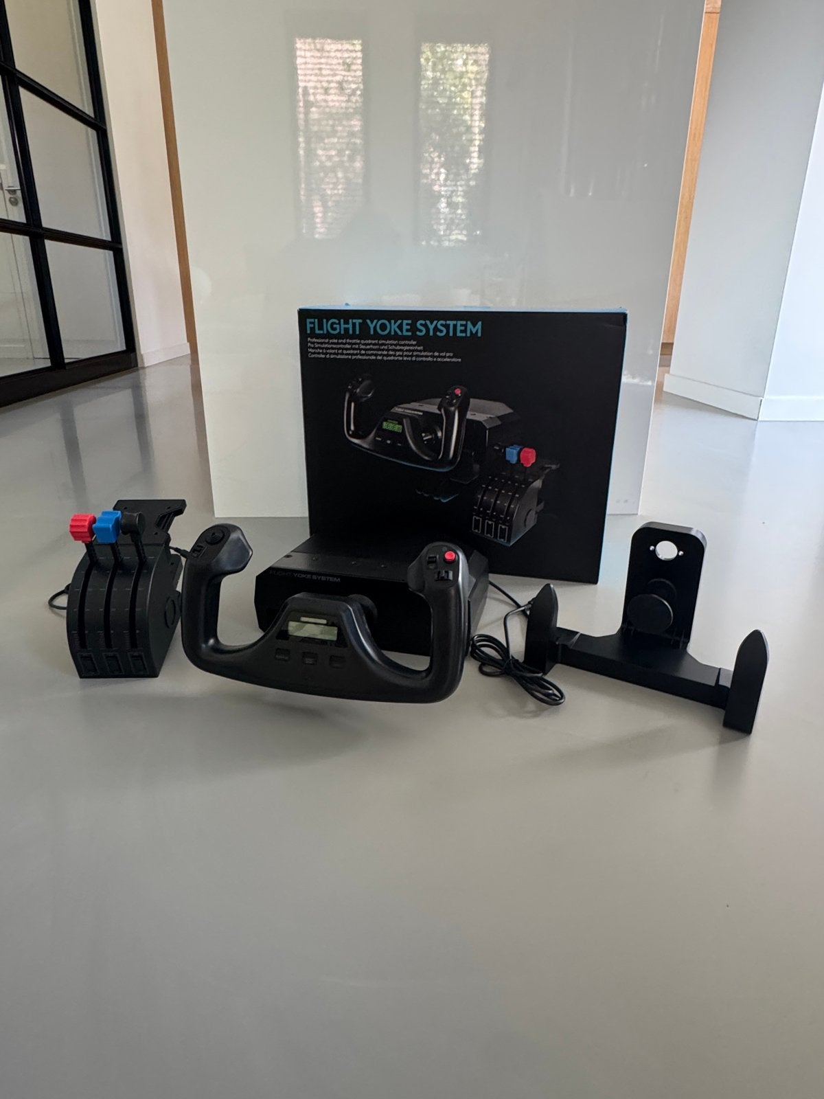 Logitech G Saitek Pro Flight Yoke System - Zo goed als nieuw, Ophalen, Zo goed als nieuw, PC, Logitech