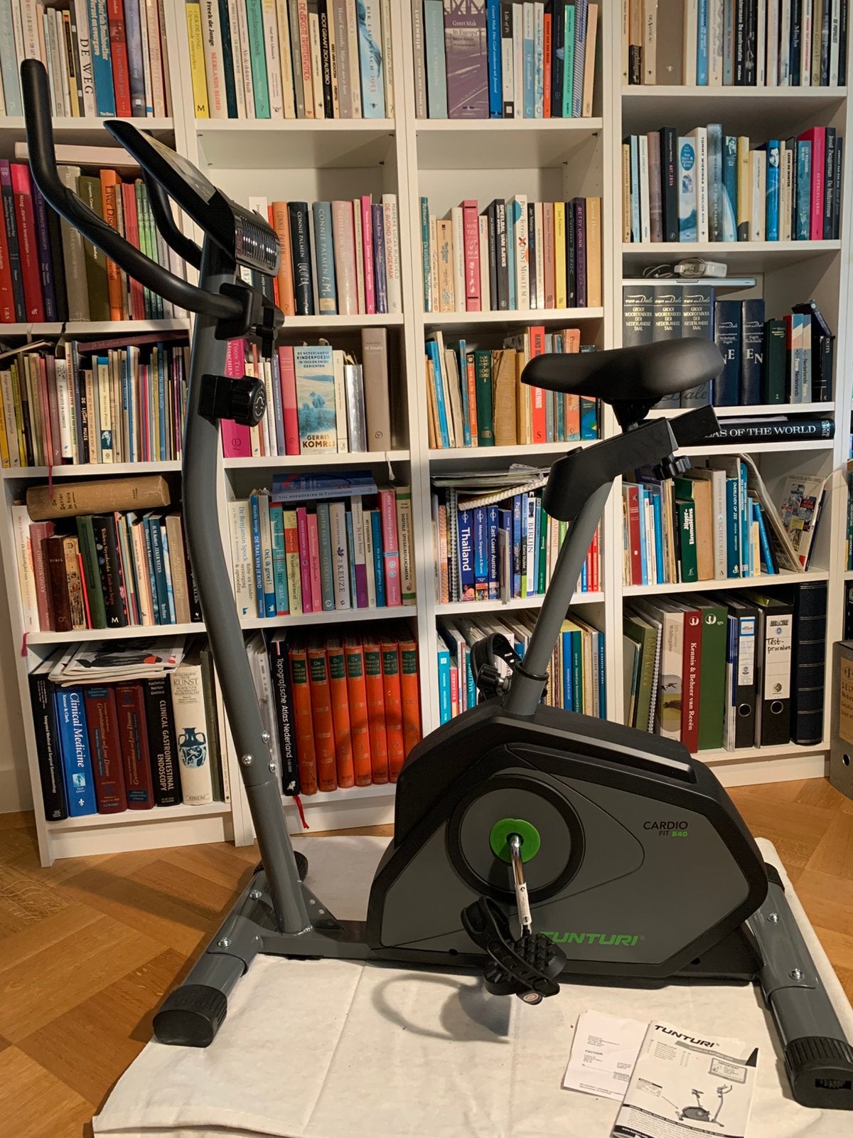 Tunturi Cardio Fit B40 Hometrainer lage instap, Ophalen, Zo goed als nieuw, Benen, Hometrainer