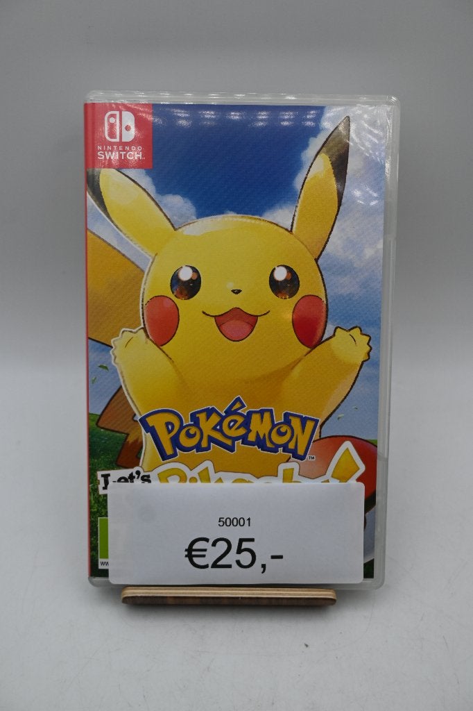 Pokémon: Let's Go, Pikachu! Nintendo Switch, Nintendo, 1 speler, Eén computer, Zo goed als nieuw