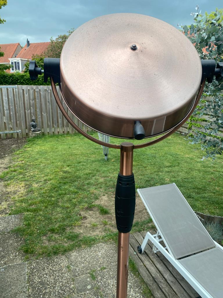 Terrasheater Rose nieuw met lichte vochtschade aan de voet, Ophalen of Verzenden, Nieuw, Elektrisch, Vloer