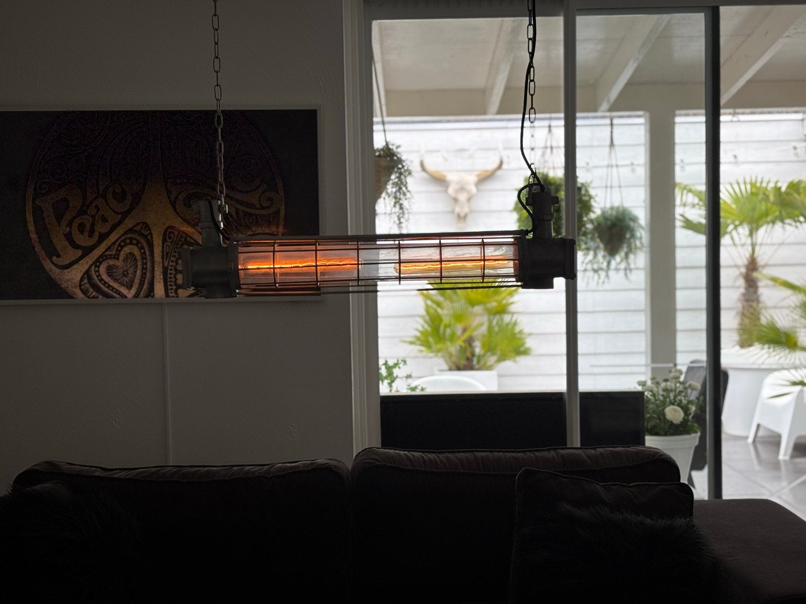 VT Wonen Industriële Tube Lamp - Stoer en Sfeervol, Ophalen, Gebruikt, Metaal, Minder dan 50 cm