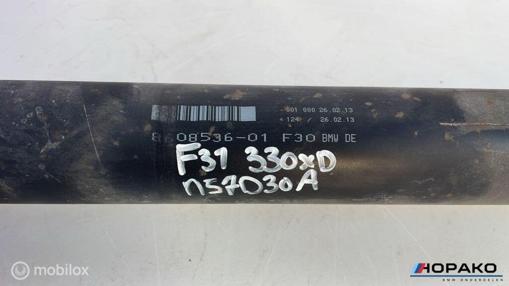 Cardanas BMW 3 serie F30 F31 330XD N57D30A  8608536, Gebruikt, Einsteinlaan 5 rijswijk, Bmw, Ophalen of Verzenden