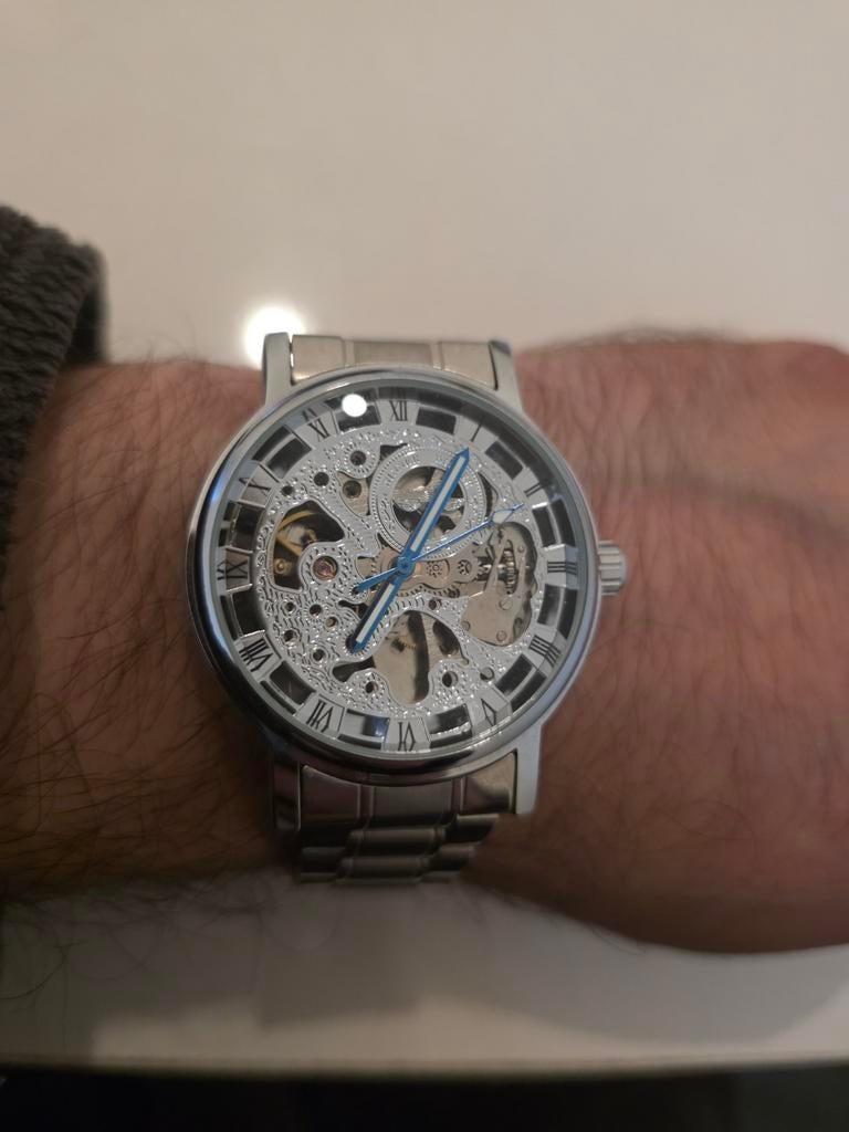 Horloge, Sieraden, Tassen en Uiterlijk, Horloges | Heren, Ophalen of Verzenden, Staal, Overige merken