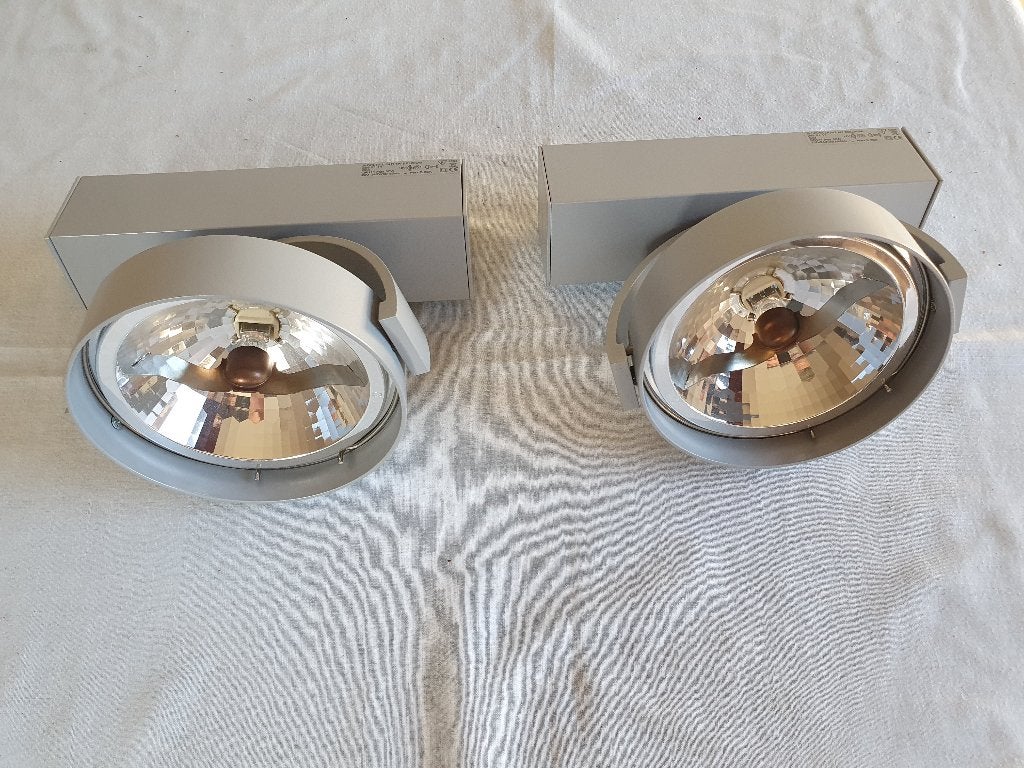 Delta Light opbouwspots (2 stuks), Design, GU5.3, Ophalen of Verzenden, Zo goed als nieuw