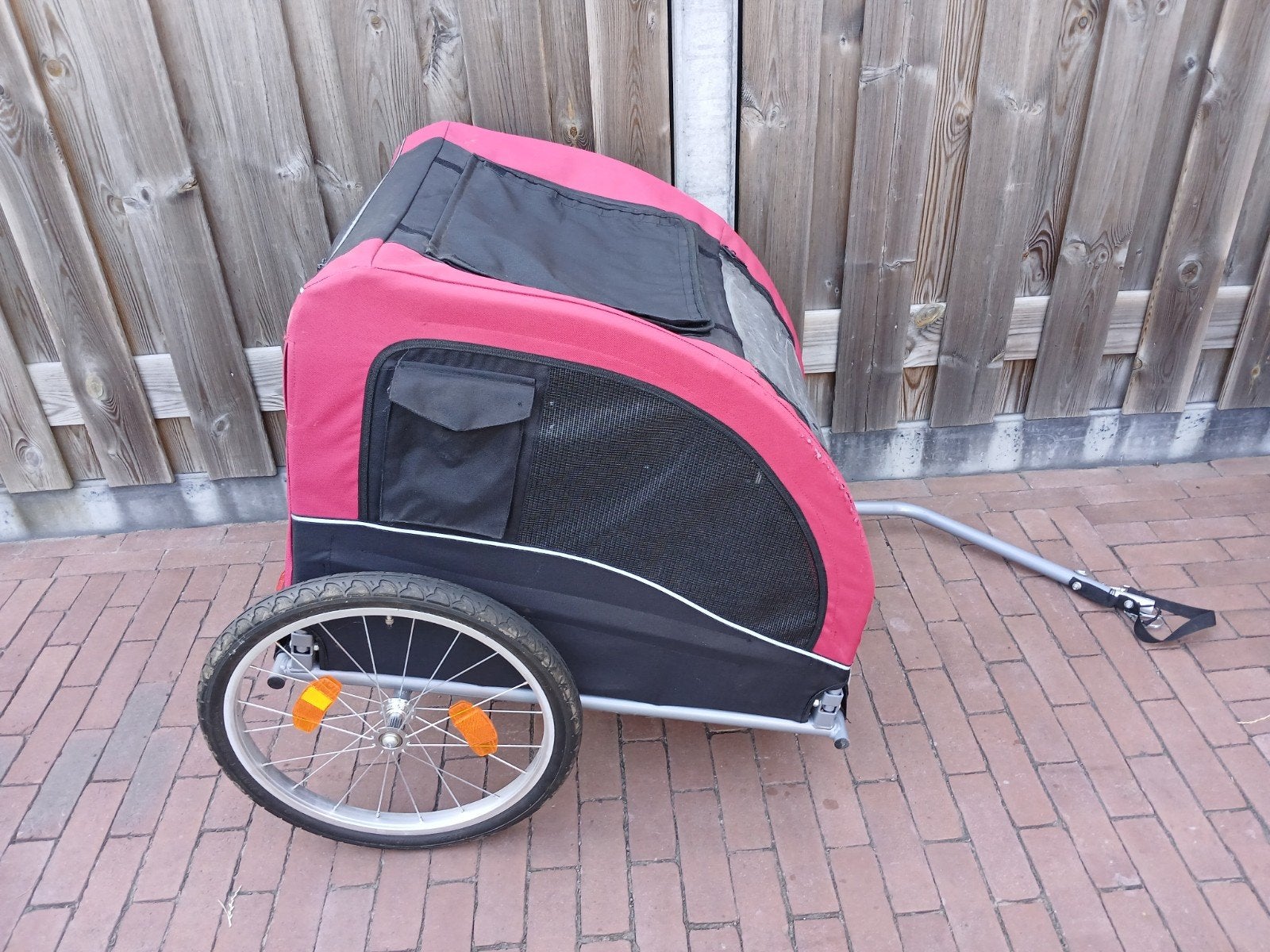 Honden fietskar, Fietsen en Brommers, Fietsaccessoires | Aanhangers en Karren, Ophalen, Gebruikt, Hondenkar