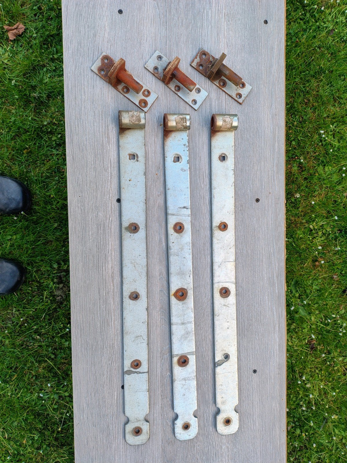 3 maal duimheng met plaatduim (poort scharnier), Ophalen, Gebruikt, 250 mm of meer, Overige typen