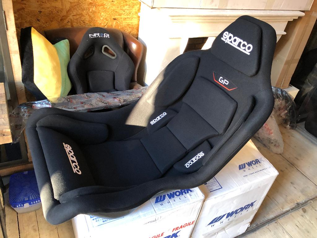Sparco GP F1 Sim Racing Stoel (Game Stoel) Zwart stof