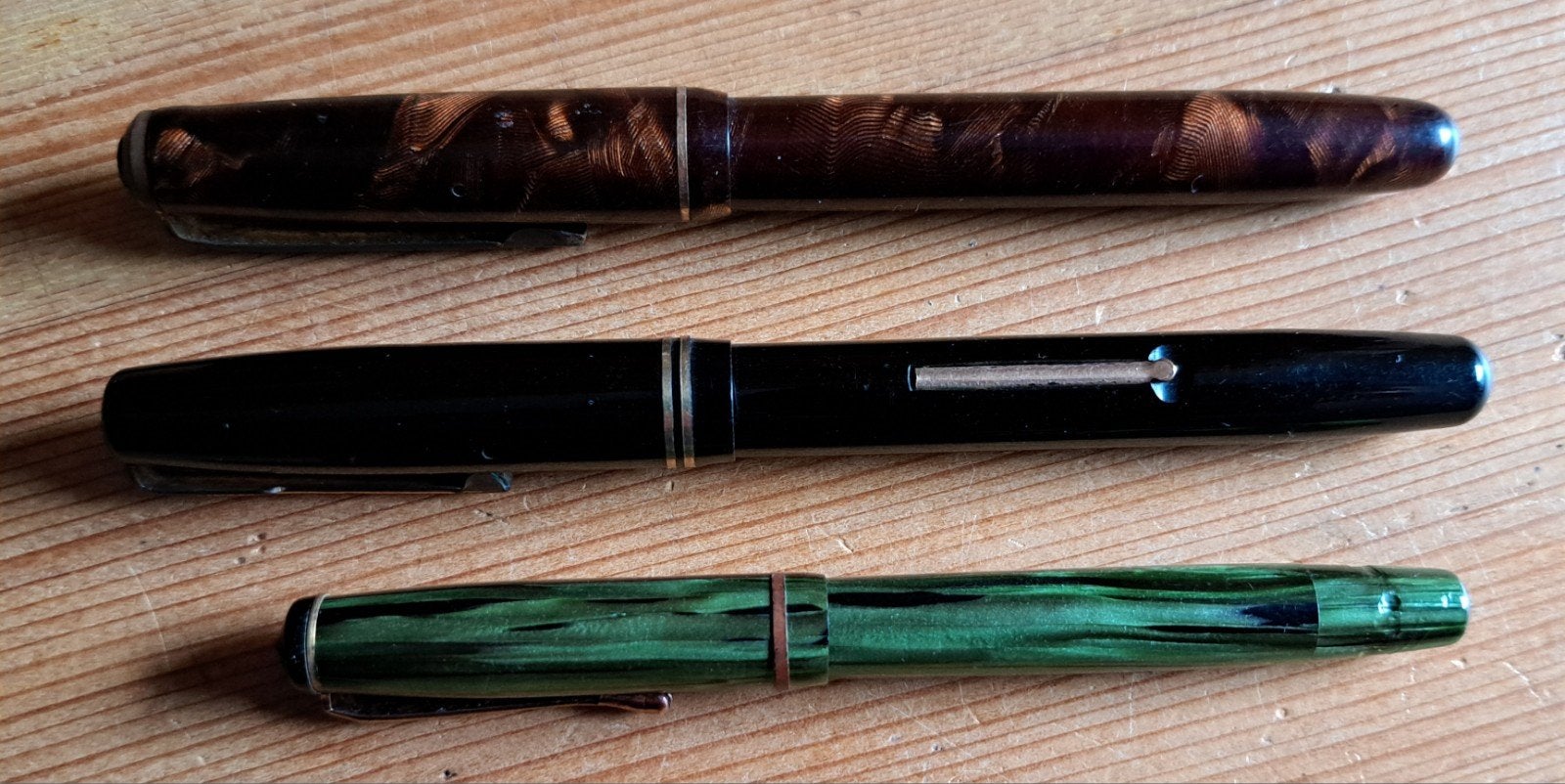 3 oude vulpennen., Verzamelen, Ophalen of Verzenden, Gebruikt, Vulpen, Waterman