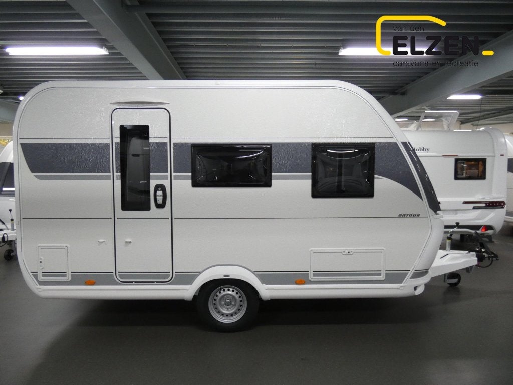 Hobby On Tour 390 SF, Caravans en Kamperen, Hobby, Bedrijf, Treinzit, 750 - 1000 kg
