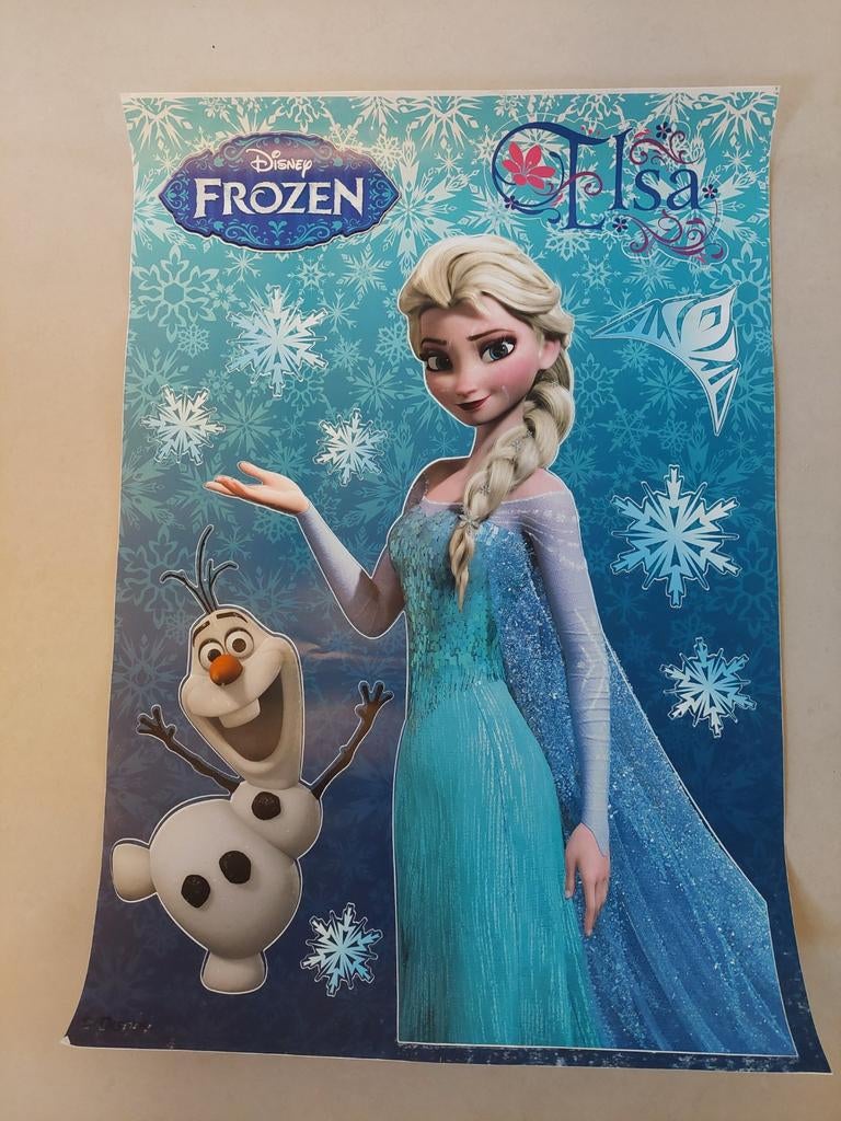 NIEUW! Frozen muur-deursticker, Ophalen of Verzenden, Nieuw, Wanddecoratie