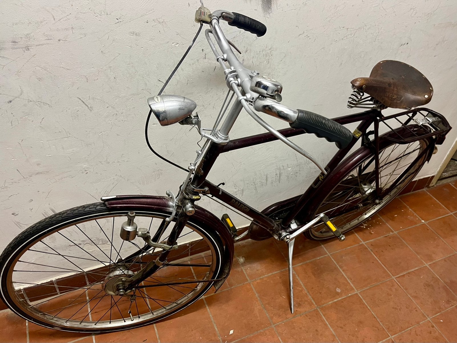 Vintage Raleigh herenfiets 1975, Gebruikt, Versnellingen, Ophalen, Overige merken