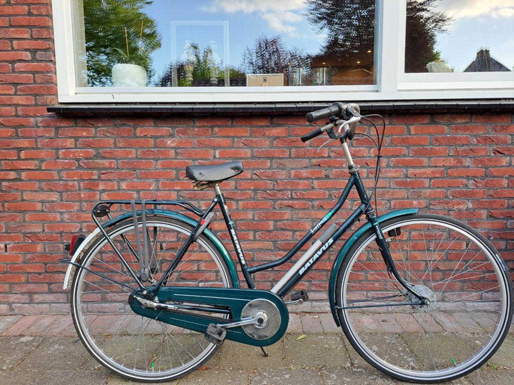 Batavus stadsfiets 3v 57 frame Hoogte, Overige merken, Gebruikt, Versnellingen, Trommelrem