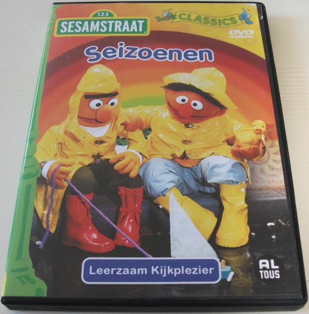 Dvd *** SESAMSTRAAT *** Seizoenen, Alle leeftijden, Tv-serie, Zo goed als nieuw, Educatief