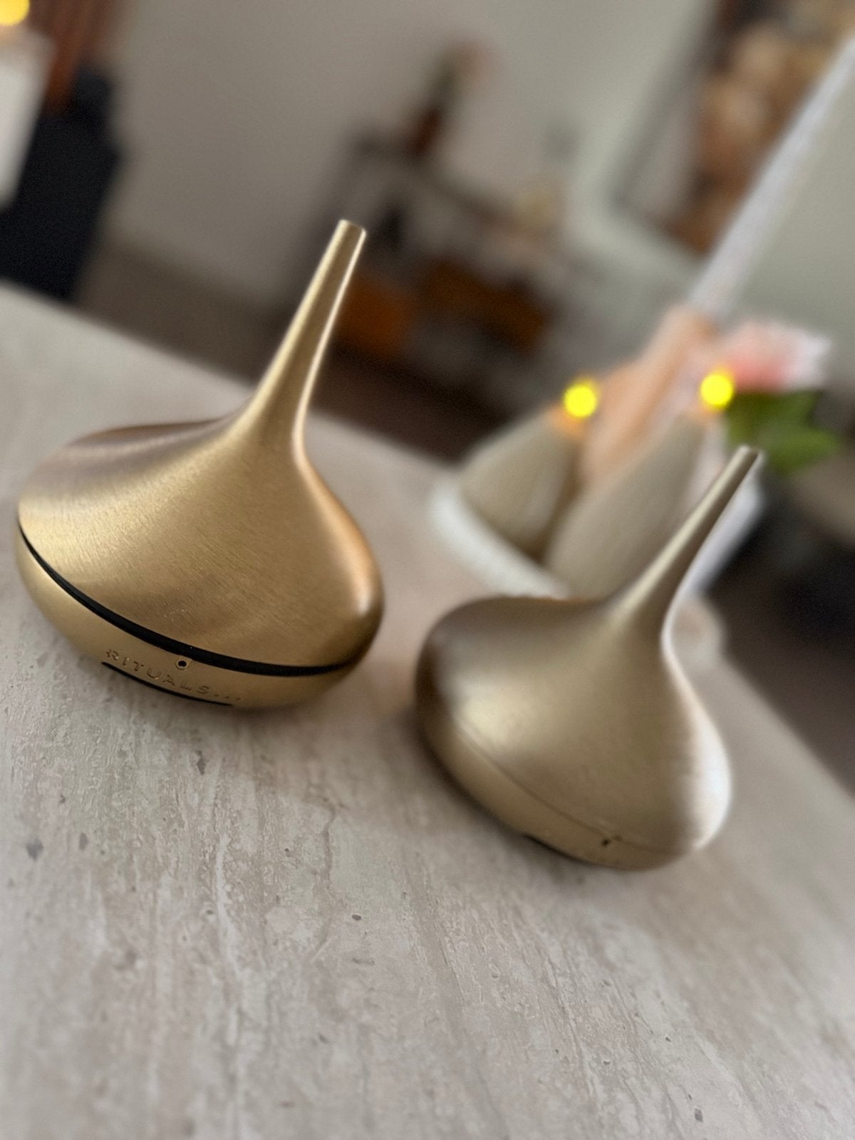 Rituals aromatherapie, Huis en Inrichting, Ophalen of Verzenden, Gebruikt, Goud, Metaal