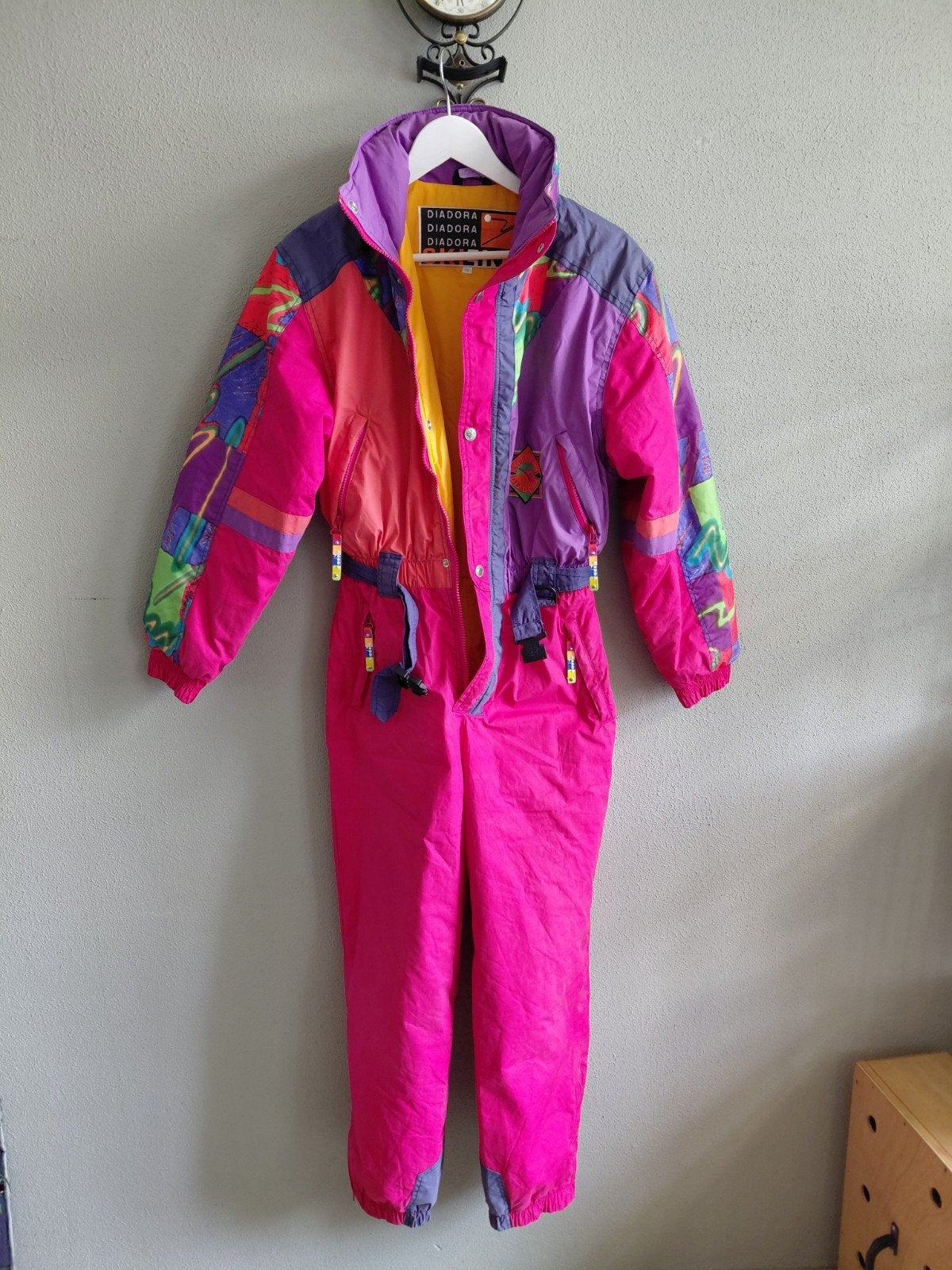 Retro skipak Diadora, Diadora, Maat 46/48 (XL) of groter, Ophalen of Verzenden, Gedragen