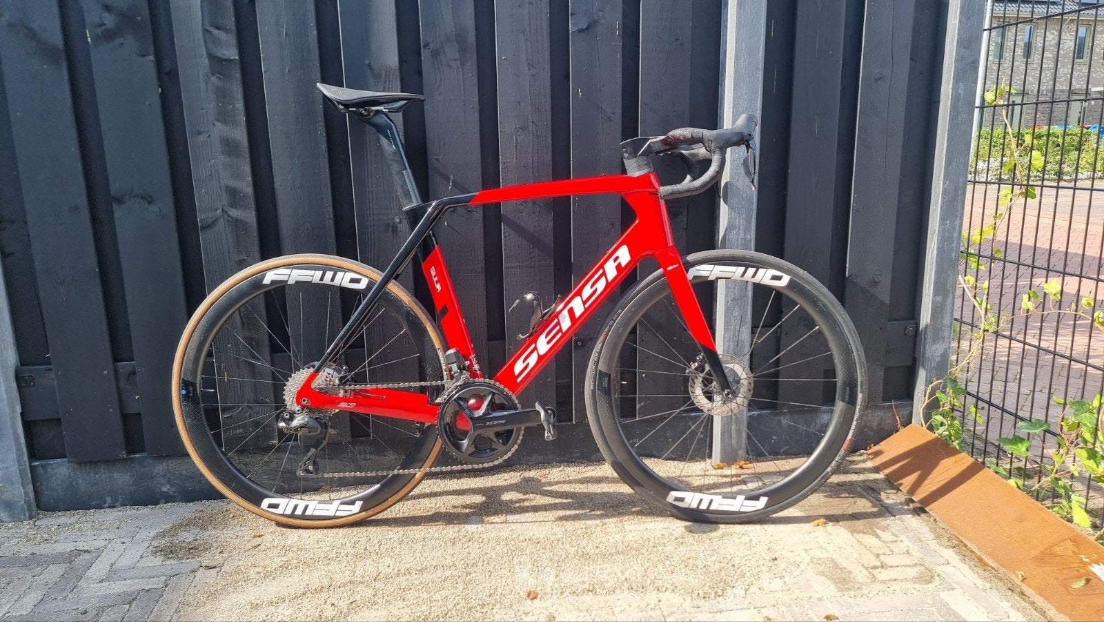 Sensa Giulia Evo rood - framemaat 58 - Shimano 105 Di2, Fietsen en Brommers, Fietsen | Racefietsen, Carbon, Zo goed als nieuw